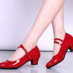 BRAND NEW FOREVER CHUNKY MARY JANE  BLOCK HEELS ANKLE STRAP PUMPS G1